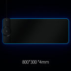 Colorful Wireless Charging Mouse Pad Fingerprint Touch Key Wireless Charging Mouse Pad Wireless Charging Mouse Pad Mouse Pad