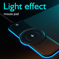 Colorful Wireless Charging Mouse Pad Fingerprint Touch Key Wireless Charging Mouse Pad Wireless Charging Mouse Pad Mouse Pad