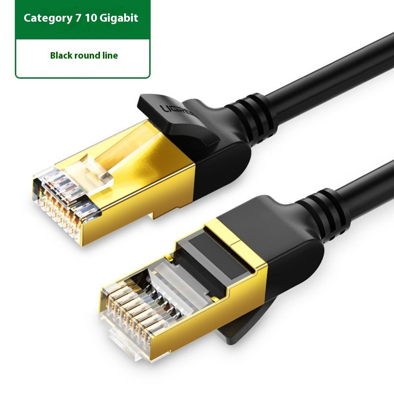 Green Network Cable Household Gigabit Super Six