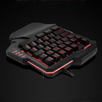 One-handed RGB Mechanical Gaming Keypad