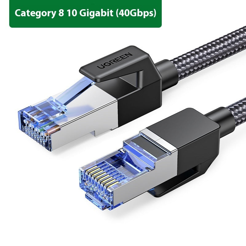 Green Network Cable Household Gigabit Super Six