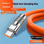 Super Fast Charge Zinc Alloy Mobile Phone Data Cable