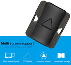 Creative dual screen display connection clip