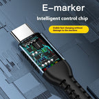 PD Fast Charge 240W Data Cable Weaving