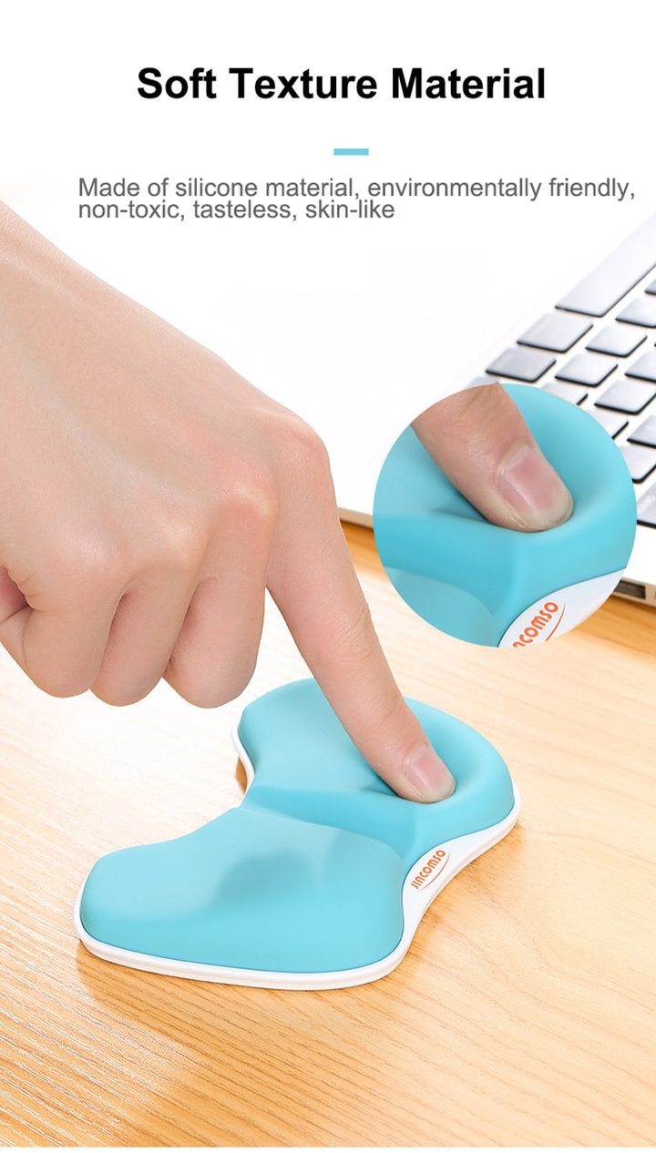 Silicone wrist mouse pad