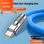 Super Fast Charge Zinc Alloy Mobile Phone Data Cable
