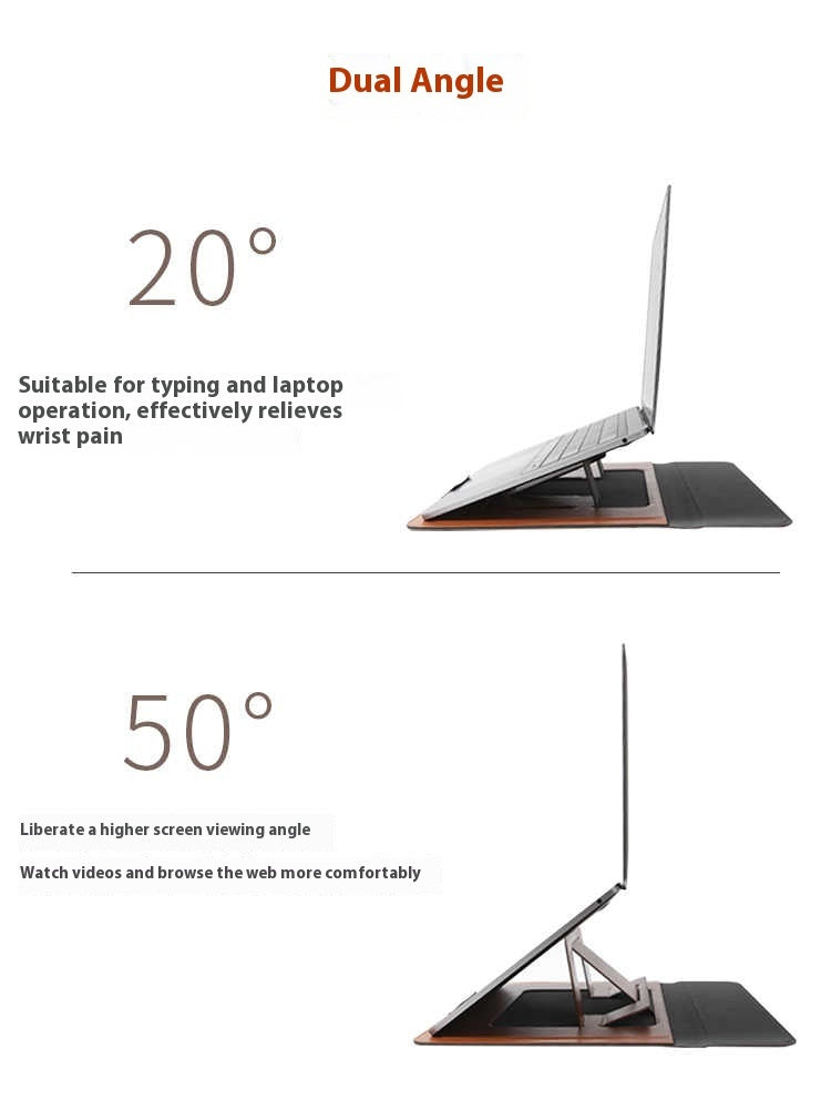 Integrated Dual-angle 133-inch Laptop Bracket Bag