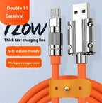 Super Fast Charge Zinc Alloy Mobile Phone Data Cable