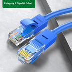 Green Network Cable Household Gigabit Super Six