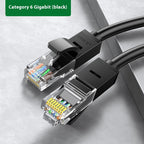 Green Network Cable Household Gigabit Super Six